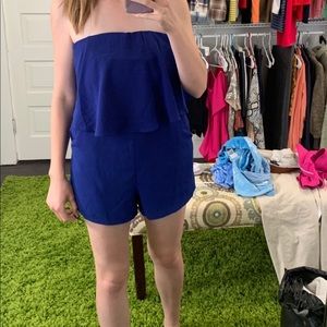 Blue romper (she + sky brand).